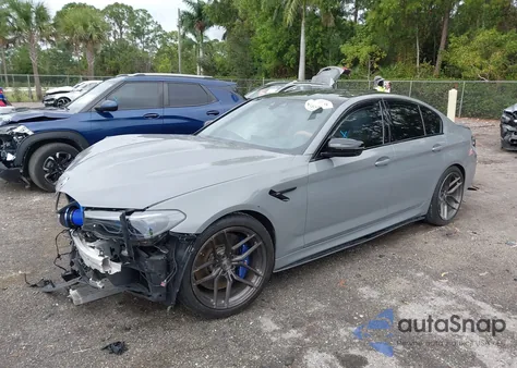 2019 BMW M5 Competition из США, поврежденный, VIN WBSJF0C57KB448732